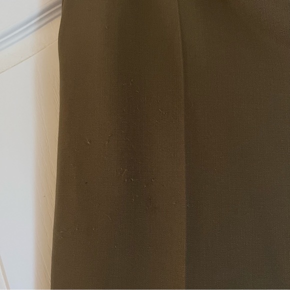 CHLOÉ Cropped Wool Blend Skinny Pants (size: 40) (color: Soften Brown) - Picture 12 of 14